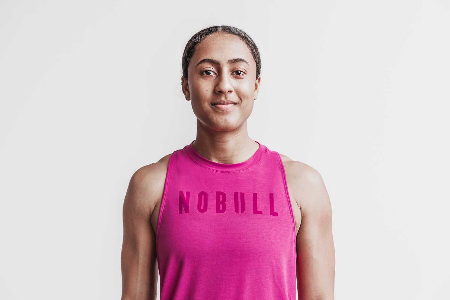 Nobull High-Neck Nobull Tank (Bright Colors) Tanks & Tees Raspberry | 7235-TEUJV