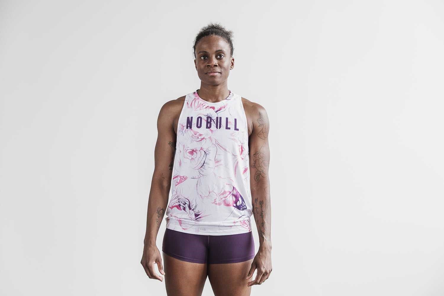 Nobull High-Neck Nobull Tank (Butterfly) Tanks & Tees Purple Butterfly | 6842-DLISY