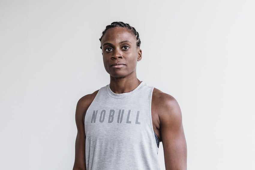 Nobull High-Neck Nobull Tank (Classic Colors) Tanks & Tees Light Heather Grey | 2638-ZMCSE