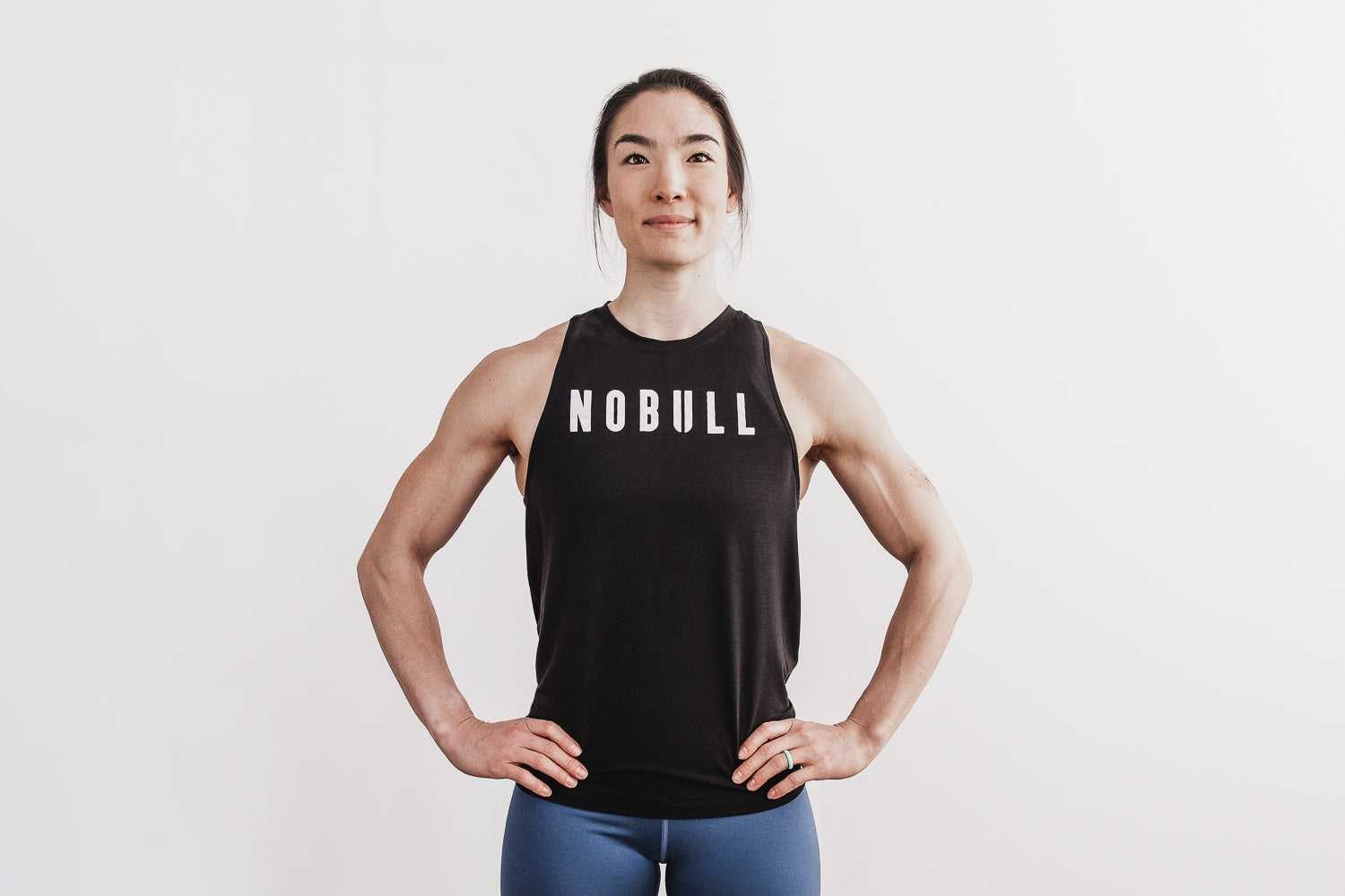 Nobull High-Neck Nobull Tank (Classic Colors) Tanks & Tees Black White | 3192-FPMEX