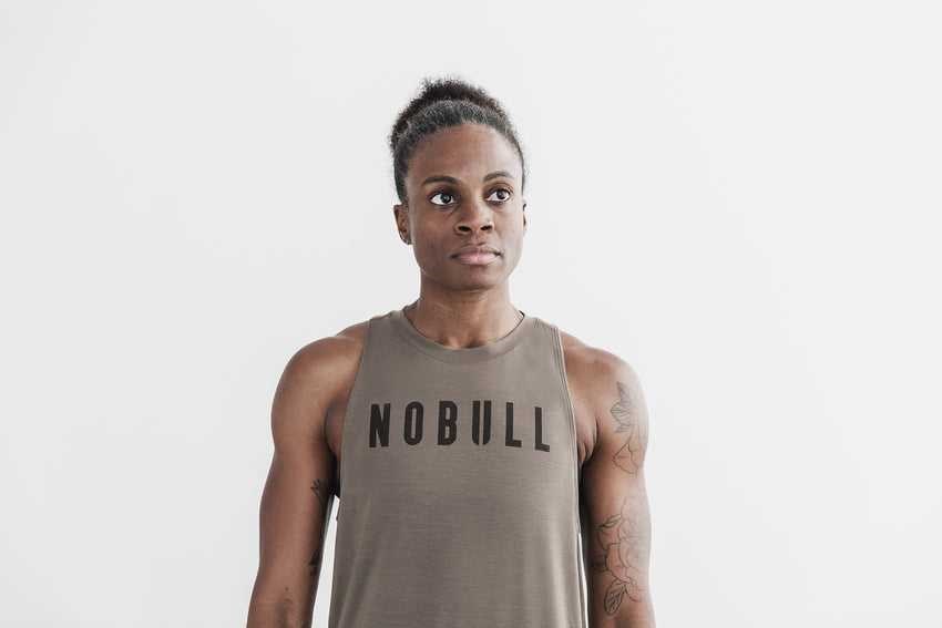 Nobull High-Neck Nobull Tank (Classic Colors) Tanks & Tees Dark Fallen Rock | 5169-PNYIH