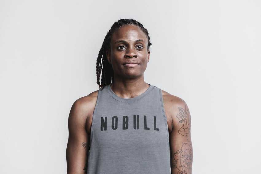 Nobull High-Neck Nobull Tank (Classic Colors) Tanks & Tees Dark Grey | 6941-YZSOE