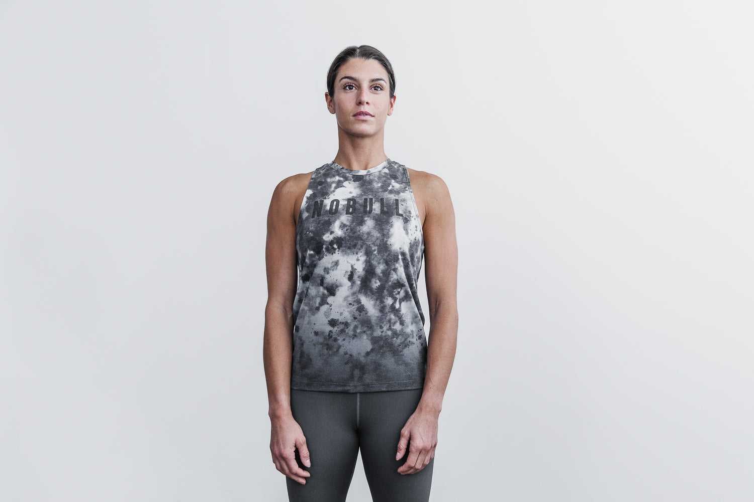 Nobull High-Neck Nobull Tank (Dip-Dye) Tanks & Tees White / Black Dip-Dye | 2490-PWUCO