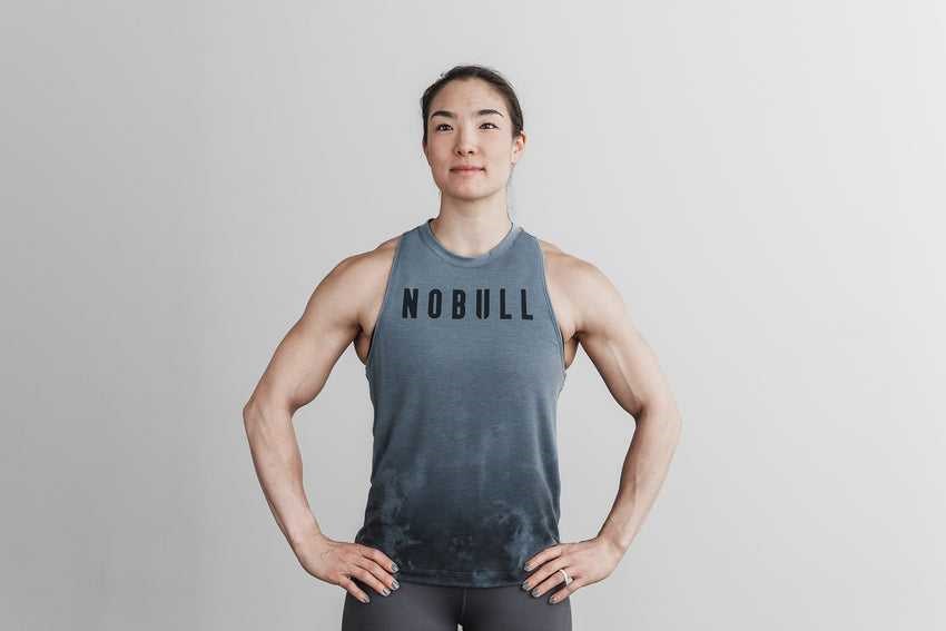 Nobull High-Neck Nobull Tank (Dip-Dye) Tanks & Tees Slate / Maritime Dip-Dye | 2514-HNPEI