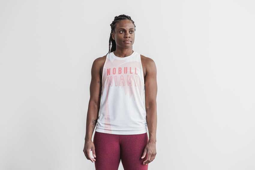 Nobull High-Neck Nobull Tank (Miami Palm) Tanks & Tees Coral Palm | 0962-NCWTM