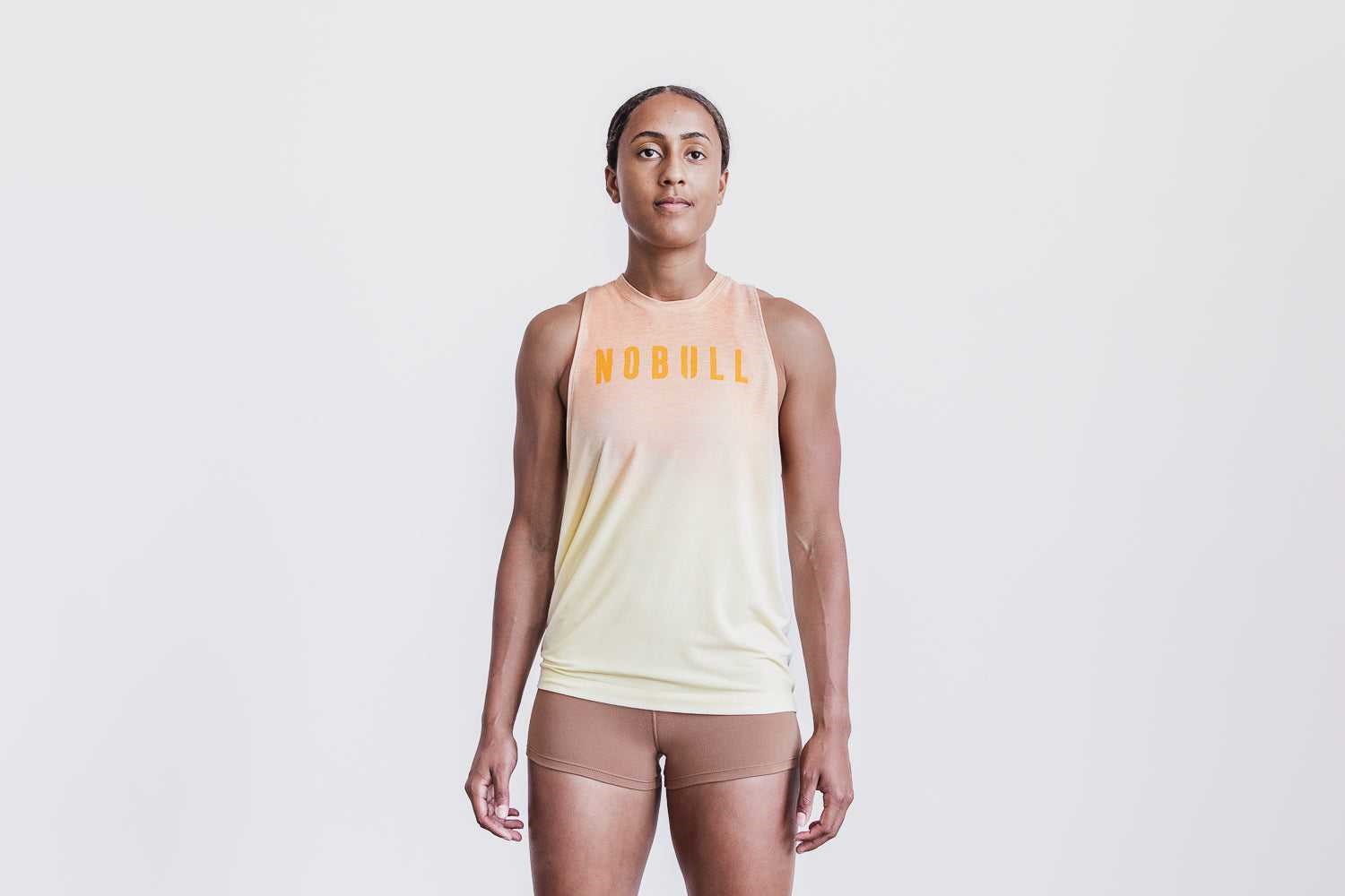 Nobull High-Neck Nobull Tank (Ombre) Tanks & Tees Vanilla Ombre | 6813-GUVQR