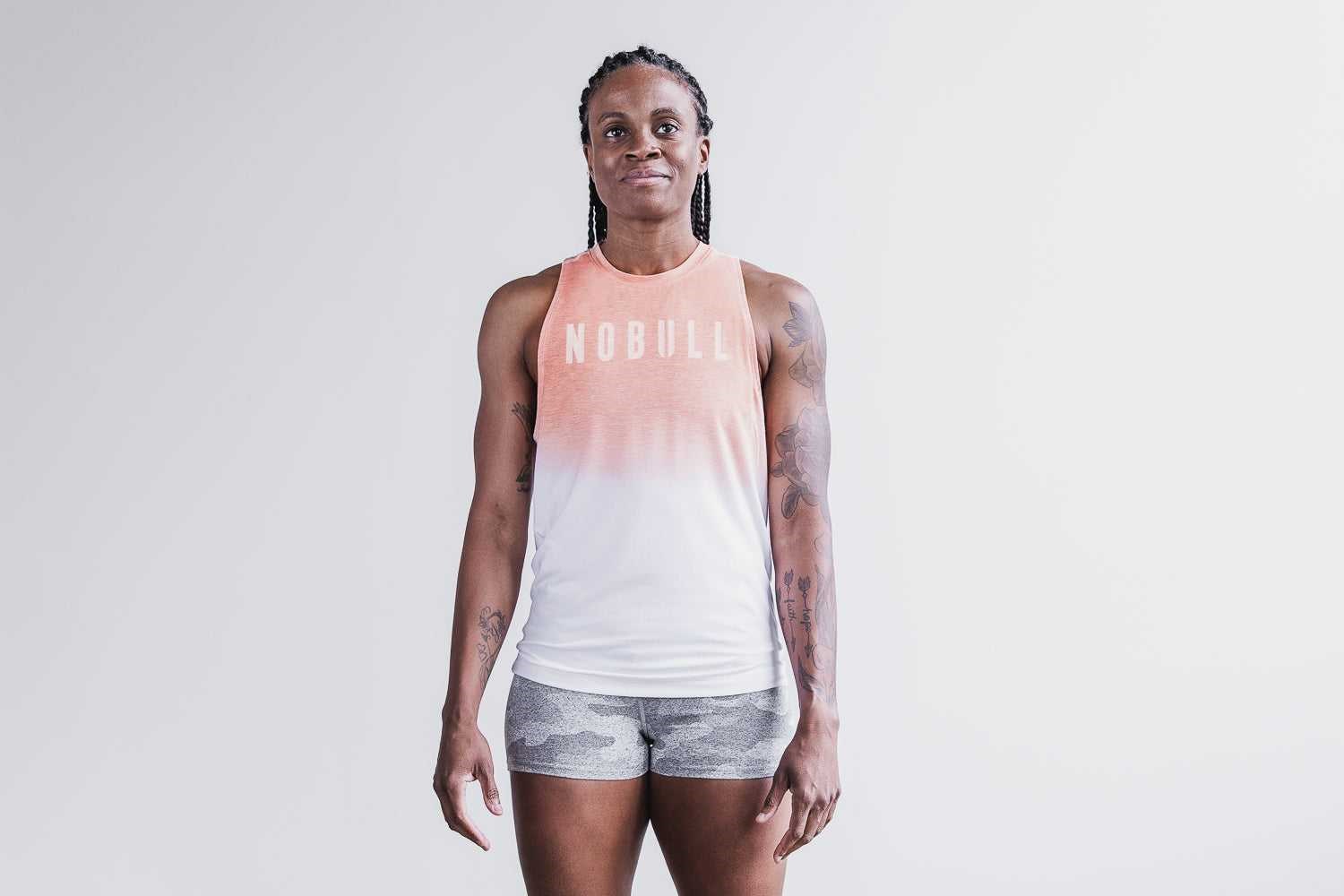 Nobull High-Neck Nobull Tank (Ombre) Tanks & Tees Peach Ombre | 9132-FSTKN