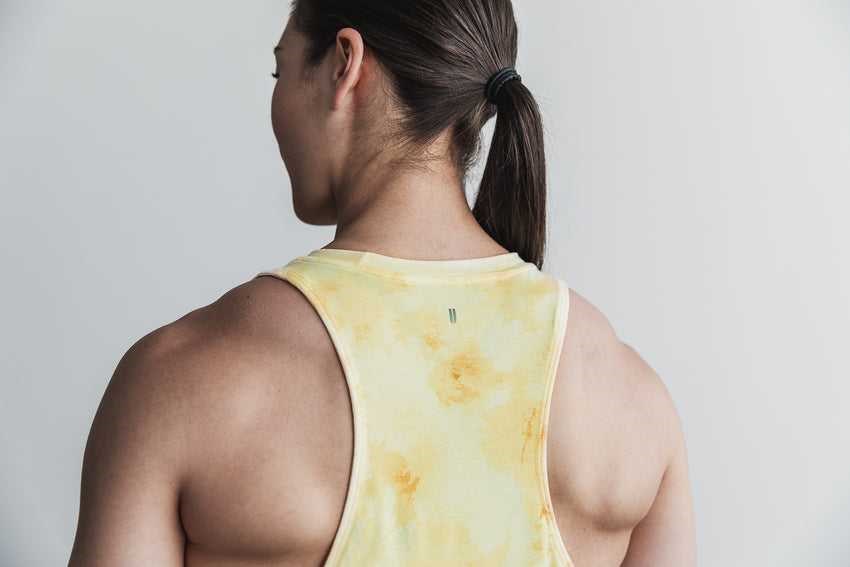 Nobull High-Neck Nobull Tank (Tie-Dye) Tanks & Tees Vanilla / Vintage Yellow Tie-Dye | 1485-DSOUX