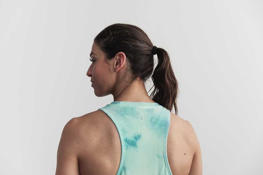 Nobull High-Neck Nobull Tank (Tie-Dye) Tanks & Tees Vanilla / Aqua Tie-Dye | 2109-VFBYE