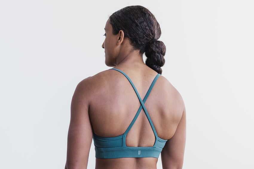 Nobull High-Neck Sports Bra (Matte) Sports Bras Deep Teal Matte | 4892-NPFKD