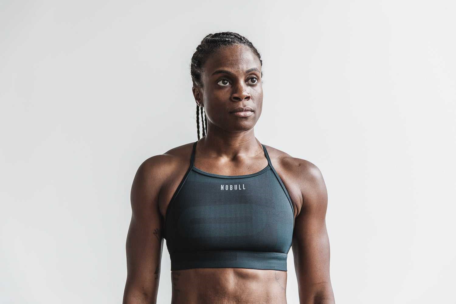 Nobull High-Neck Sports Bra Sports Bras NOBULL | 7612-YTGUK