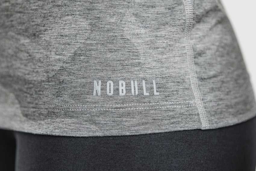 Nobull High-Neck Tank (Camo) Tanks & Tees Grey Camo | 5617-XNKOC