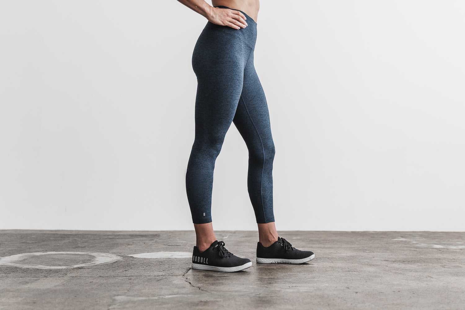 Nobull High-Rise 7/8 Tight (Matte) Bottoms Midnight Heather Matte | 4396-UPFLD