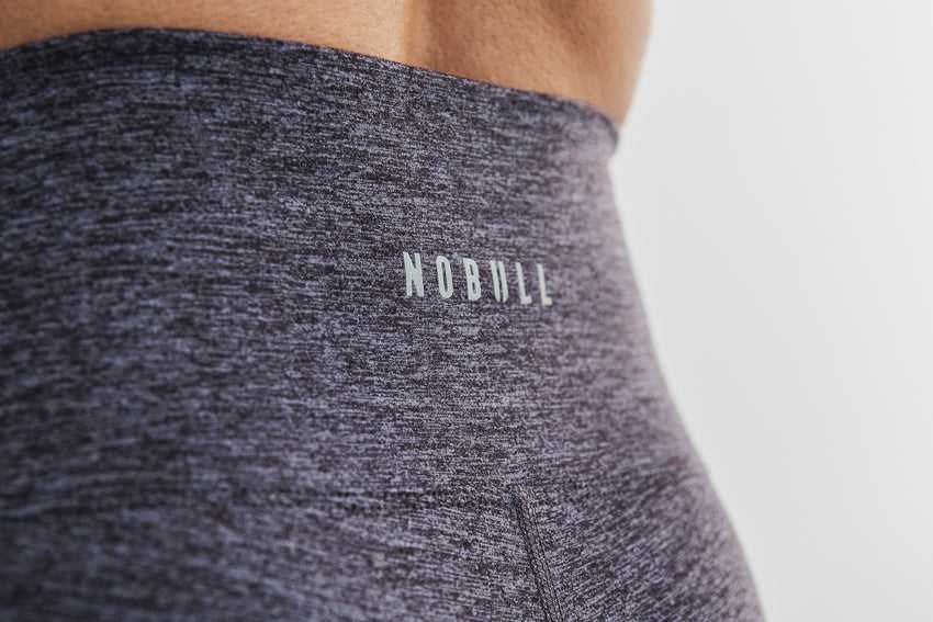 Nobull High-Rise 7/8 Tight (Matte) Bottoms Deep Lavender Heather Matte | 8054-EOPWR