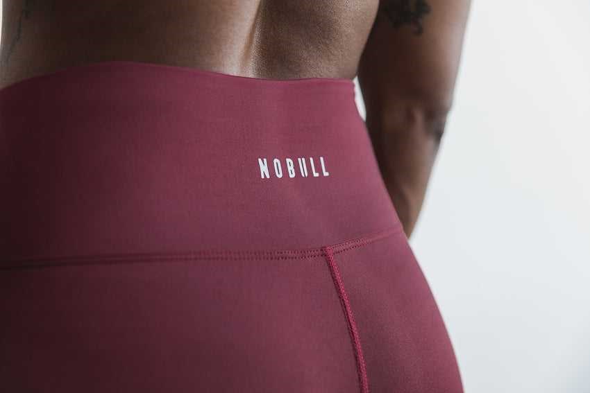 Nobull High-Rise Crop Bottoms Cabernet | 4879-YVAWH