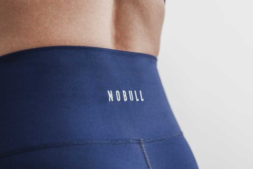 Nobull High-Rise Crop Bottoms Deep Navy | 4503-LZPWC