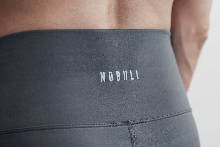 Nobull High-Rise Crop (Matte) Bottoms Dark Shadow Matte | 9463-HLTBD