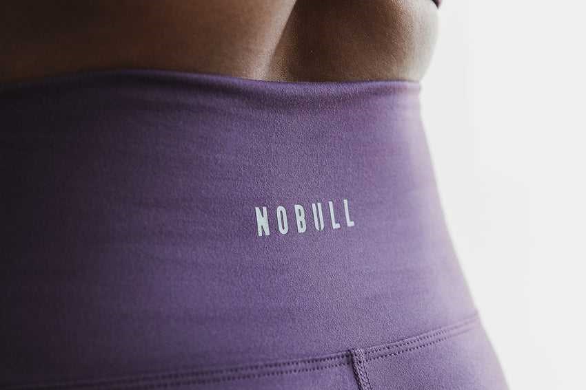 Nobull High-Rise Crop (Matte) Bottoms Plum Matte | 7520-PGRNL