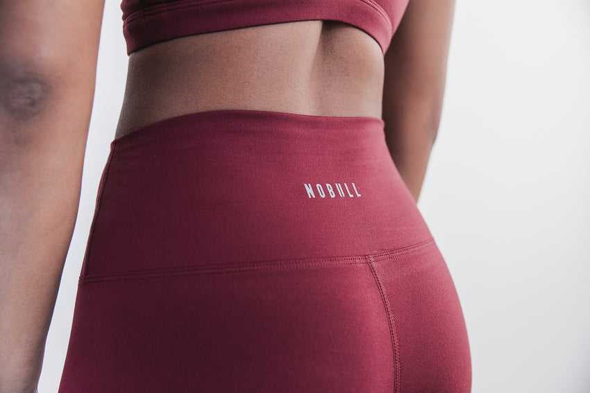 Nobull High-Rise Short 6 inches (Matte) Bottoms Cabernet Matte | 2304-QOKVU