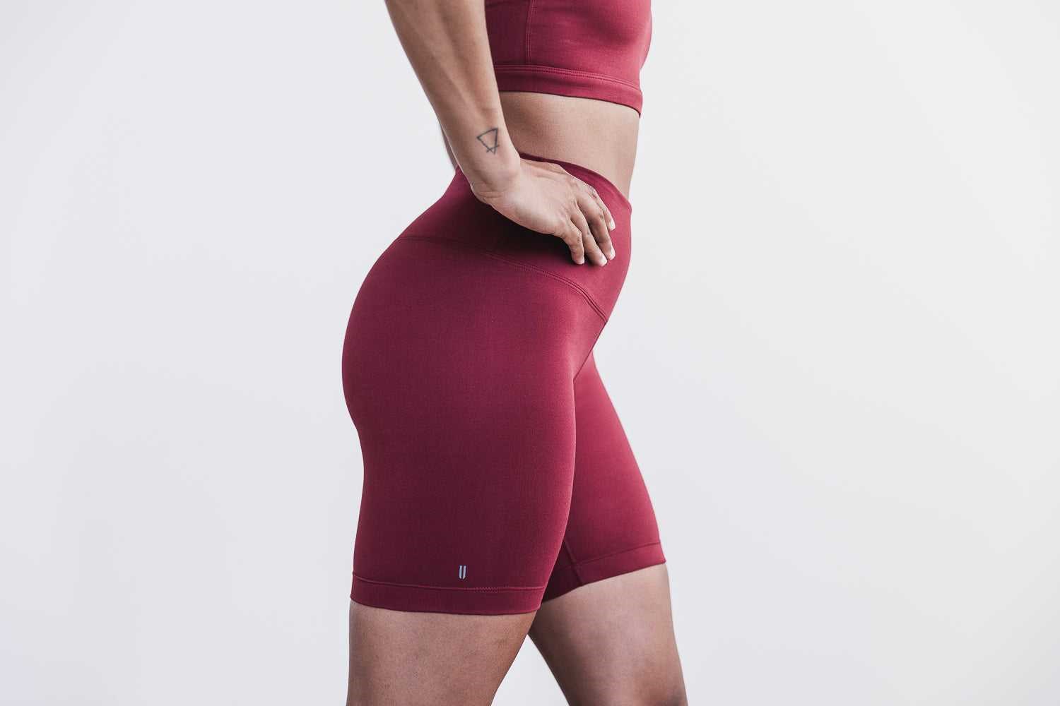 Nobull High-Rise Short 6 inches (Matte) Bottoms Cabernet Matte | 2304-QOKVU