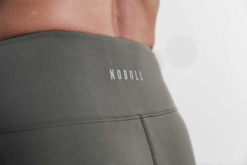 Nobull High-Rise Short 8 inches Bottoms Army | 1364-XUEBR