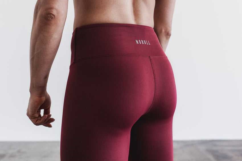 Nobull High-Rise Short 8 inches Bottoms Wine | 1629-FWPEM