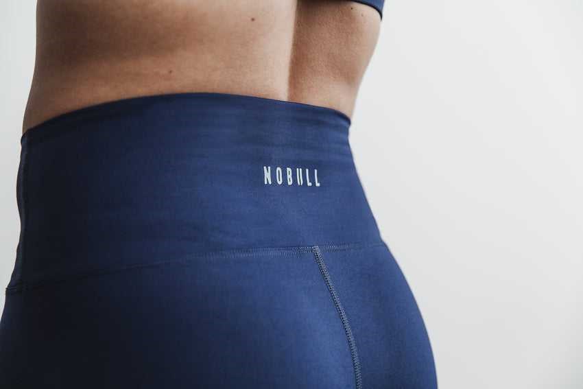 Nobull High-Rise Tight Bottoms Deep Navy | 1045-ERGLJ