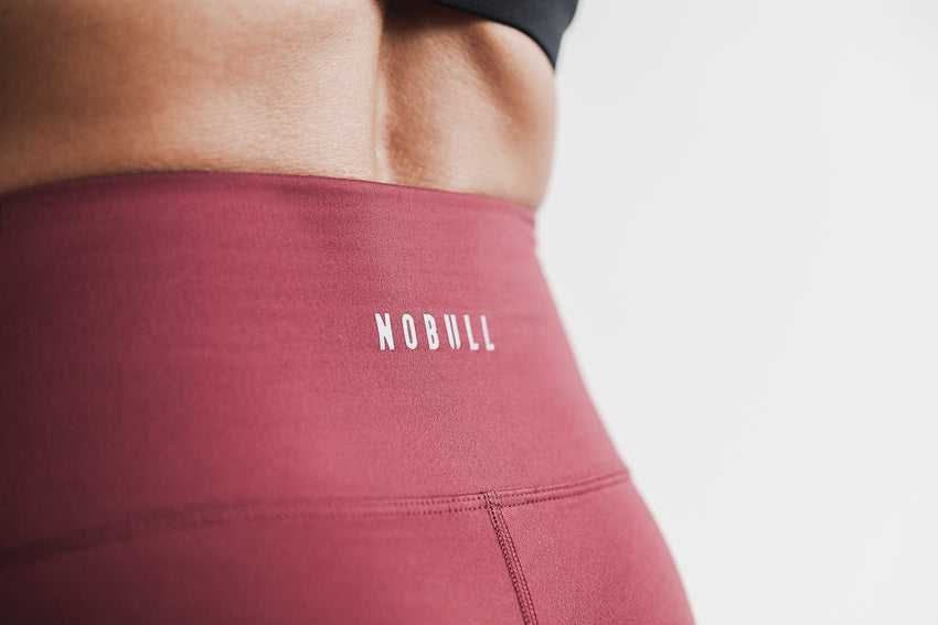 Nobull High-Rise Tight (Matte) Bottoms Cabernet Matte | 6257-JORZL