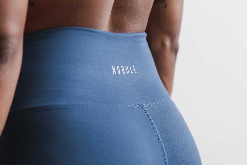 Nobull High-Rise Tight (Matte) Bottoms Coastal Blue Matte | 9018-OQGPI