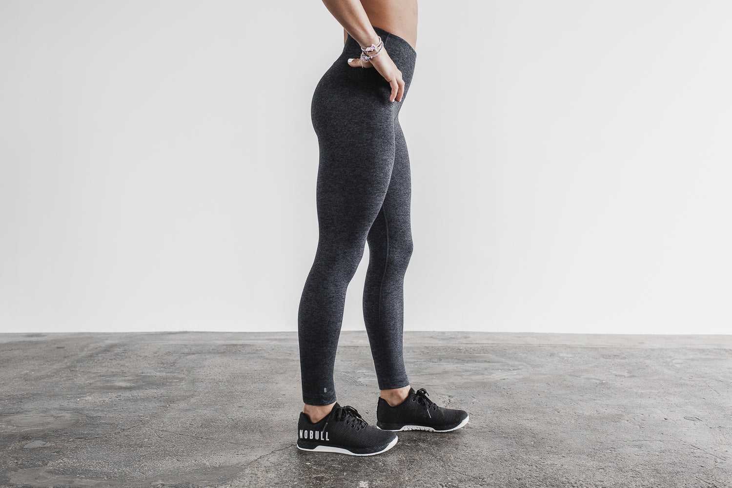 Nobull High-Rise Tight (Matte) Bottoms Charcoal Heather Matte | 9270-QZGFW