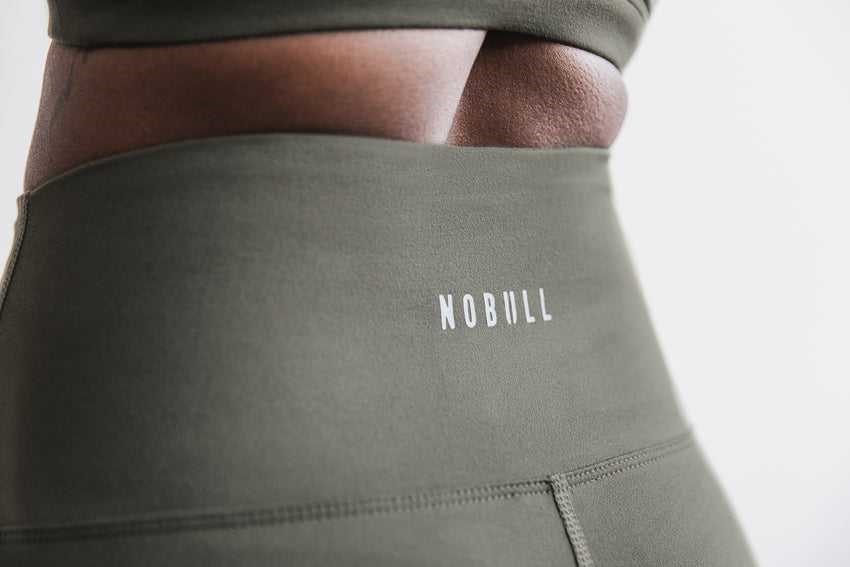 Nobull High-Rise Tight (Matte) Bottoms Dark Fallen Rock Matte | 5690-PUENO