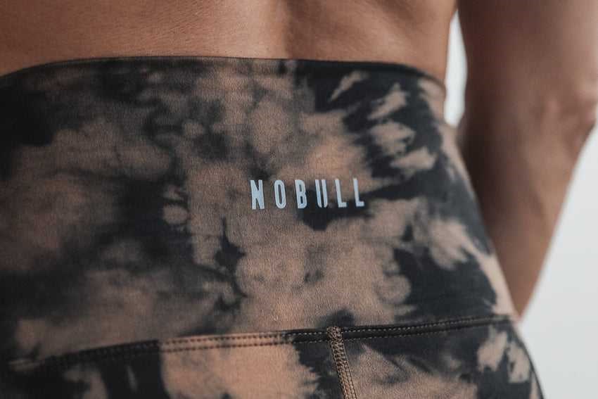 Nobull High-Rise Tight (Tie-Dye) Bottoms Toffee / Black Tie-Dye | 0541-RIJCA