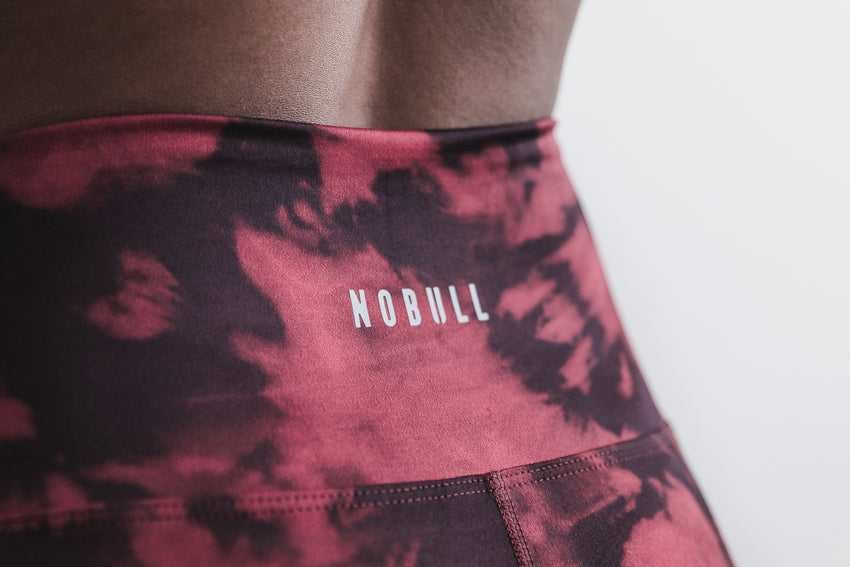 Nobull High-Rise Tight (Tie-Dye) Bottoms Lava / Black Tie-Dye | 1376-PXTGL