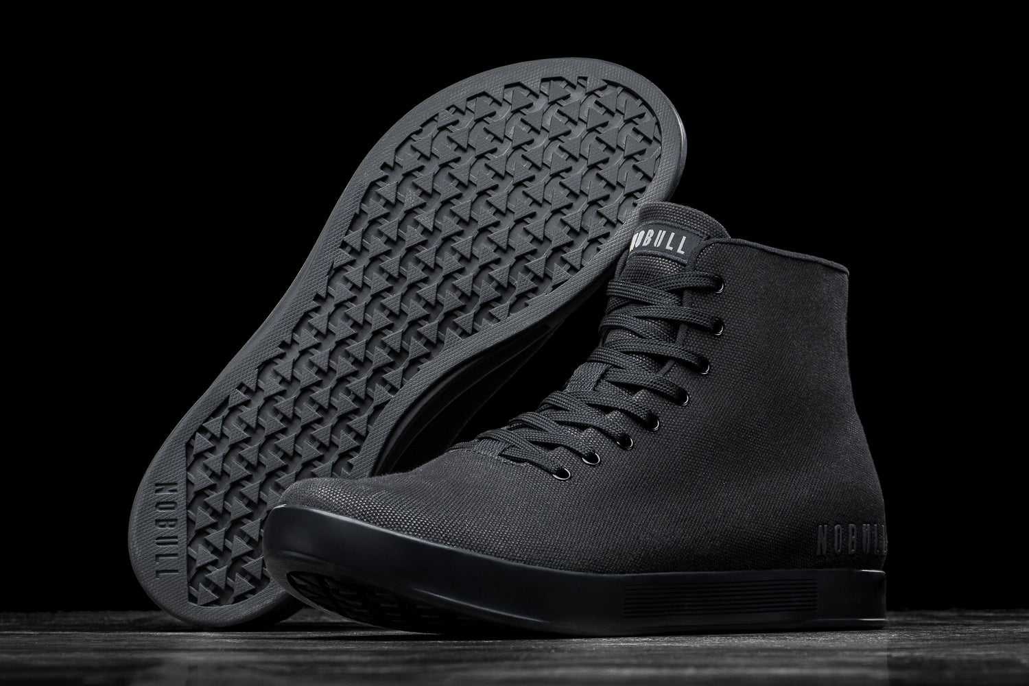 Nobull High-Top Canvas Trainer Canvas Black | 3128-RBGCM