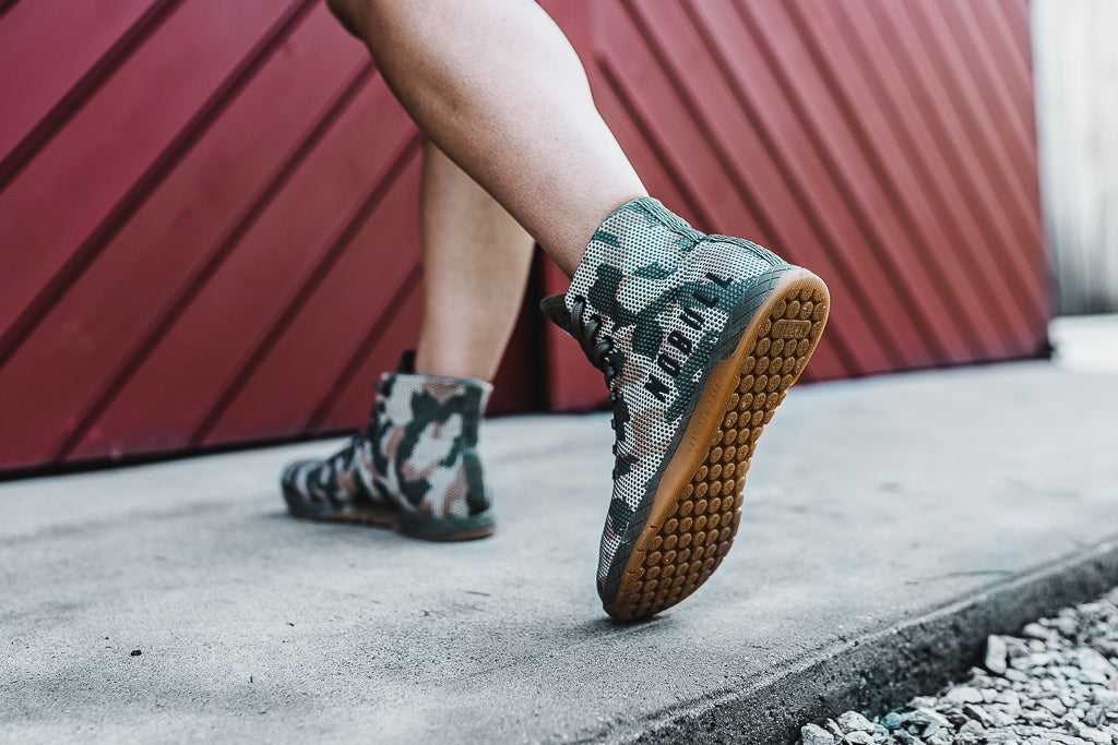 Nobull High-Top Trainer SuperFabric Woodland Camo | 2485-HLREJ