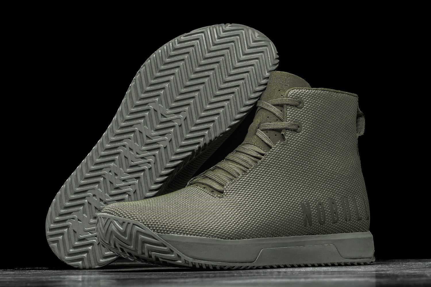 Nobull High-Top Trainer+ Trainer+ Army Forest | 6487-LIWUQ