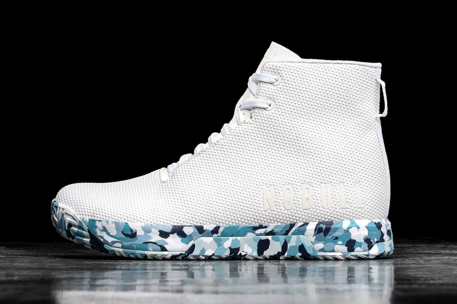 Nobull High-Top Trainer+ Trainer+ White Wild Ocean | 9364-BXVUW