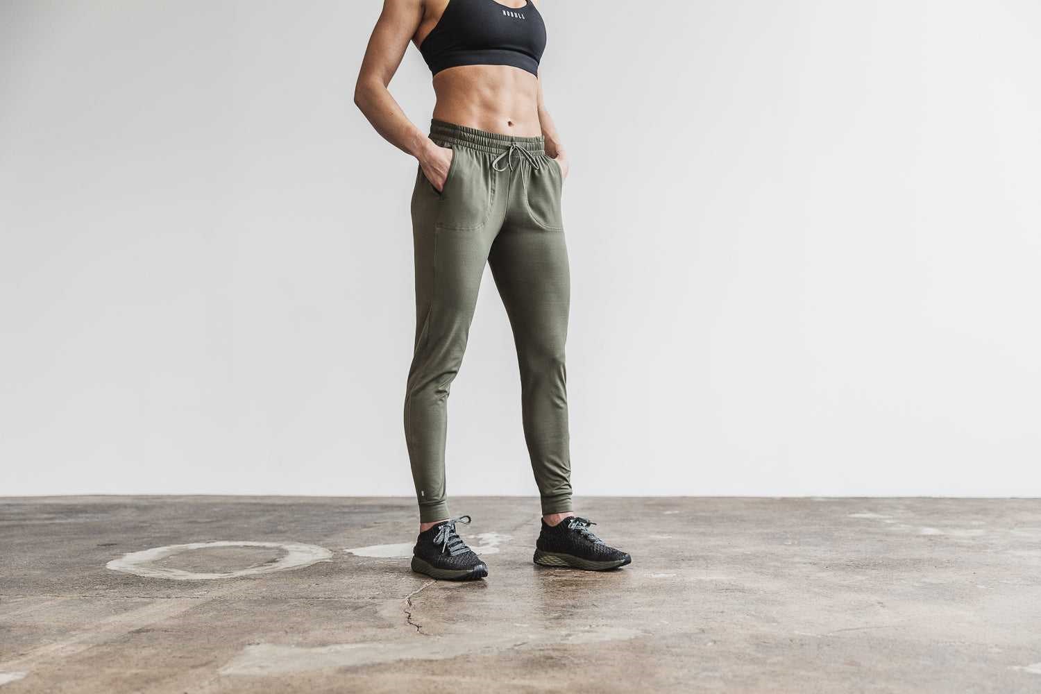 Nobull Jogger Bottoms Army Green | 0637-YZFOC