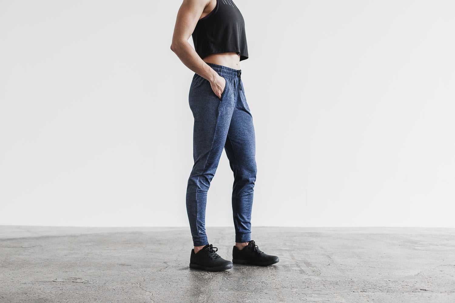 Nobull Jogger Bottoms Dark Navy Heather | 5820-JPBAS