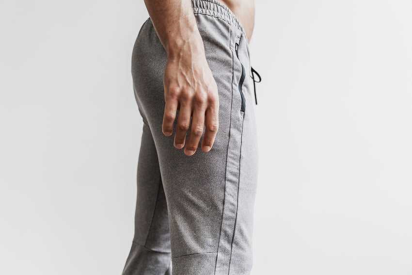 Nobull Jogger Bottoms Heather Grey | 4250-CSWAP