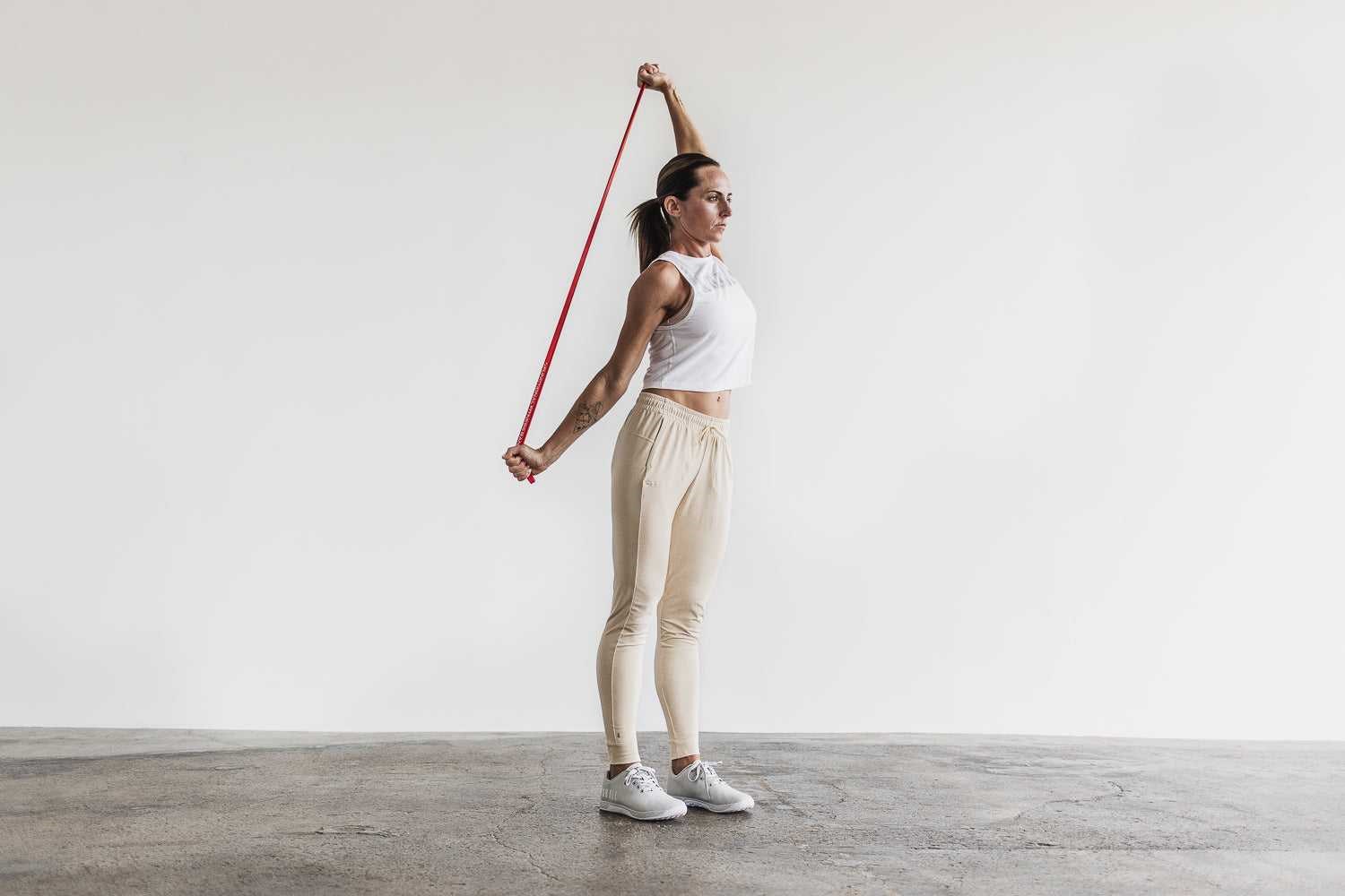 Nobull Jogger Bottoms Ivory | 3014-FXBKU