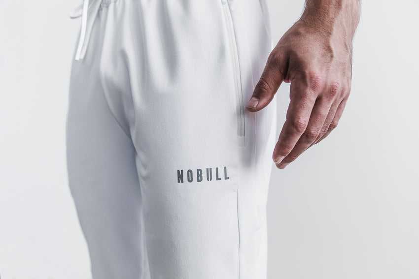 Nobull Jogger Bottoms White | 1367-CEHYW