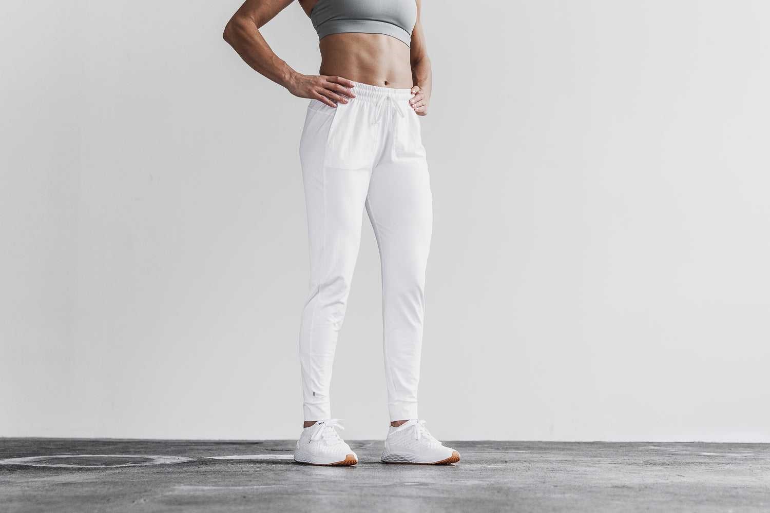 Nobull Jogger Bottoms White | 5617-SDROC