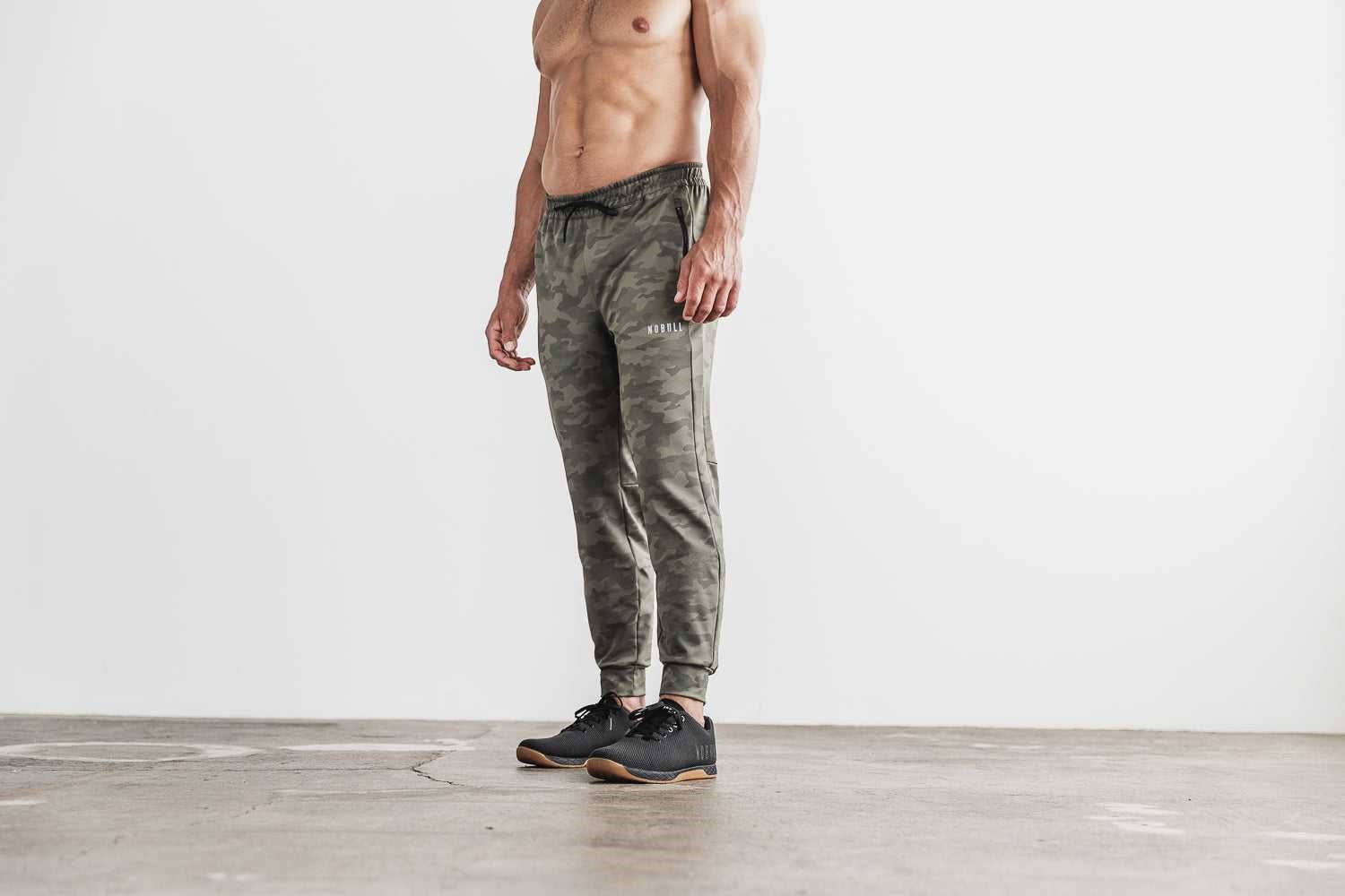 Nobull Jogger (Camo) Bottoms Army Green Camo | 9145-BHGQJ