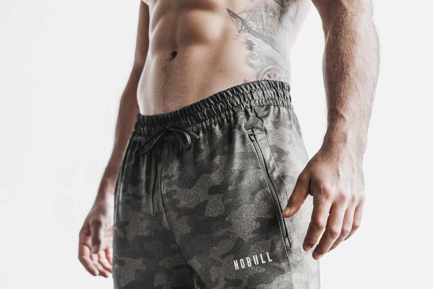 Nobull Jogger (Camo) Bottoms Charcoal Camo | 4863-ILHCE