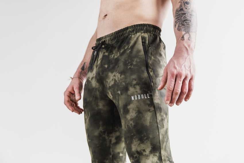 Nobull Jogger (Tie-Dye) Bottoms Army Green Tie-Dye | 2840-YMGQR