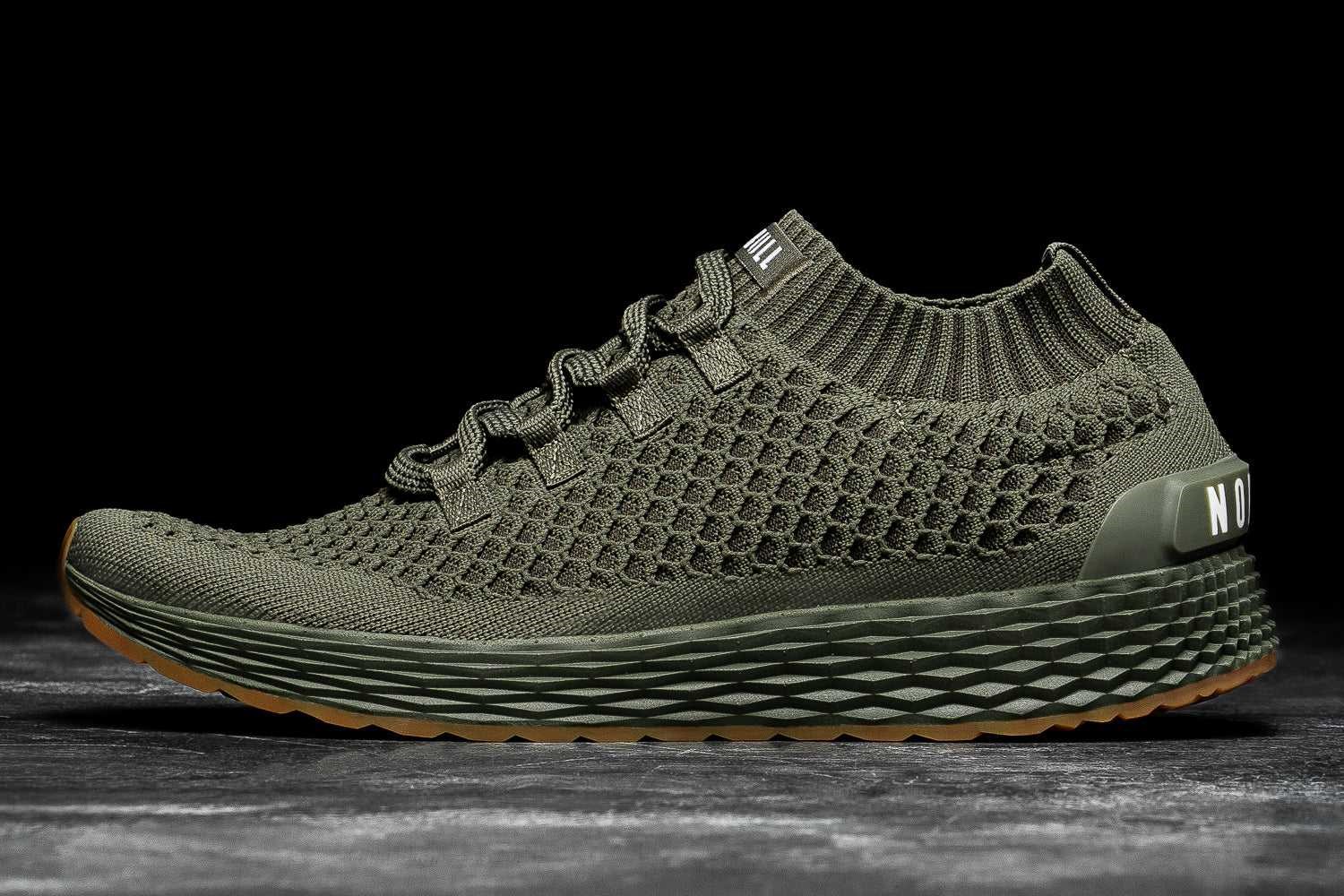 Nobull Knit Runner Knit Army | 3462-VITZU