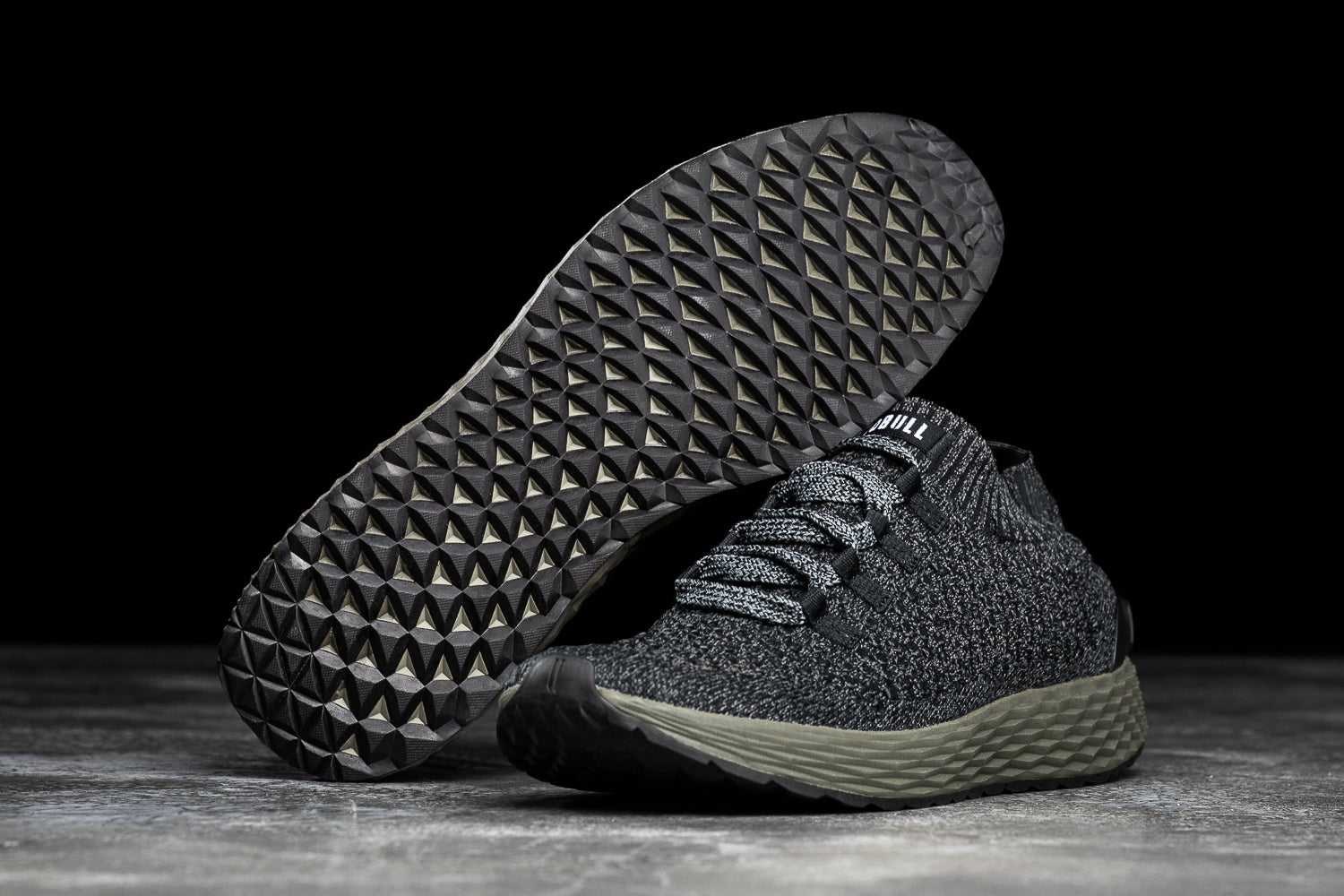 Nobull Knit Runner Knit Black Ivy | 8402-TQOXS