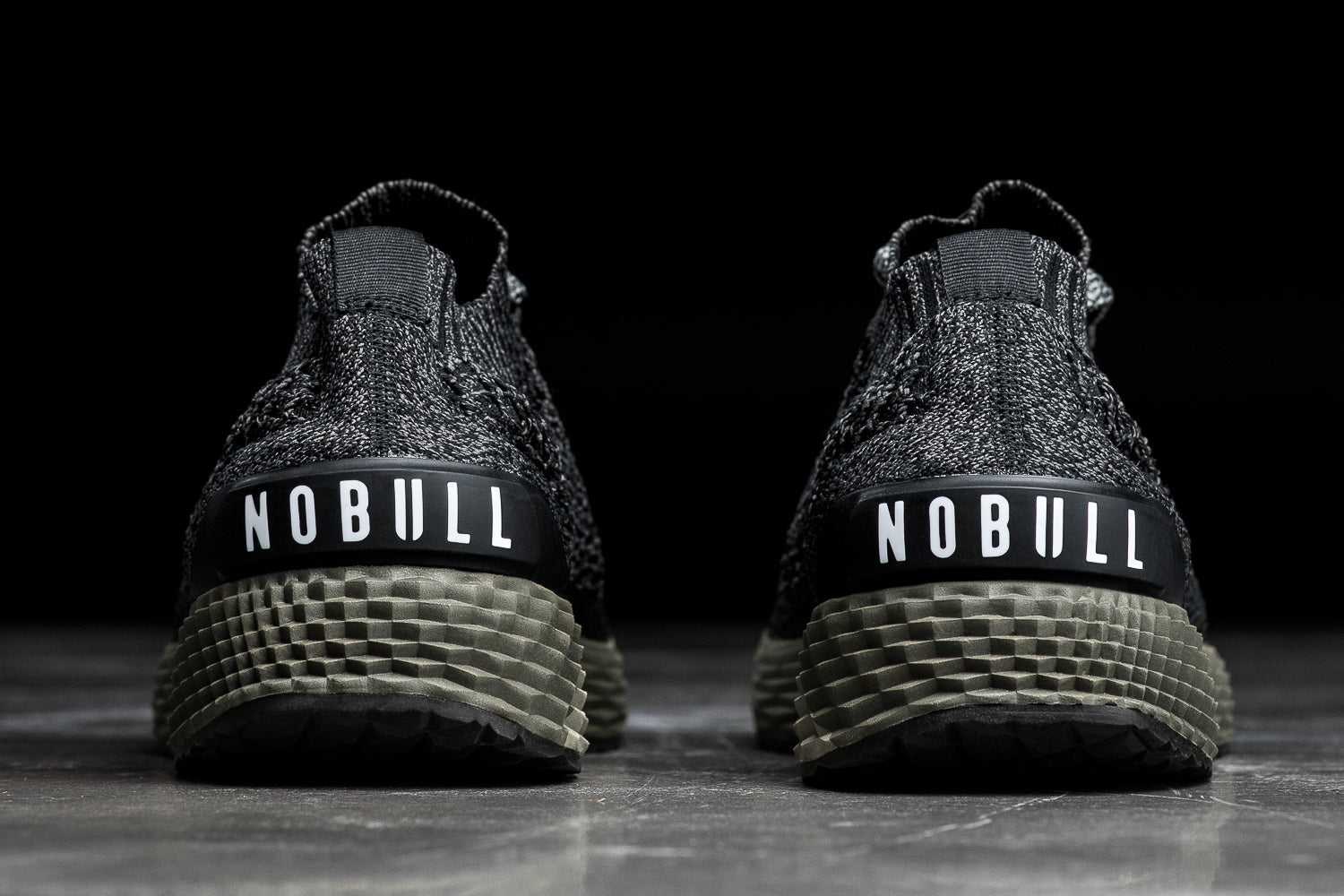 Nobull Knit Runner Knit Black Ivy | 8402-TQOXS