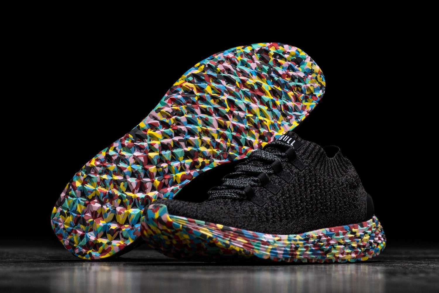 Nobull Knit Runner Knit Black Wild | 1729-CTZSD